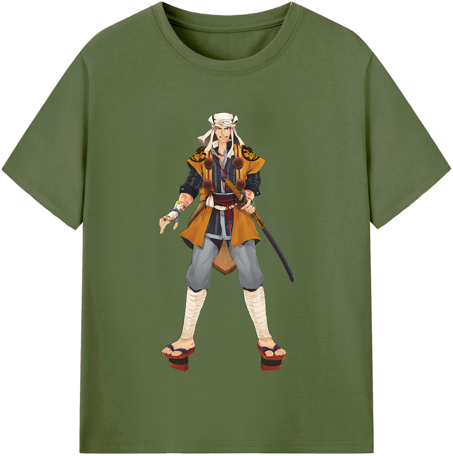 （画像用） 刀剣乱舞 Touken Ranbu 綿100％半袖Tシャツ（フロントプリント）